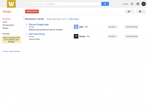 Google Groups Discussions