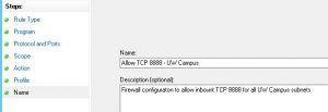 Screenshot of "Name" step.