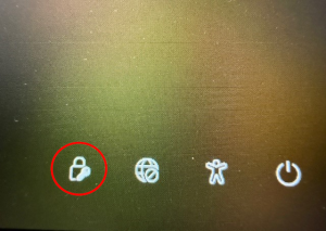 Screenshot of "Network sign-in" icon. 